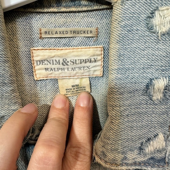 Denim & Supply by Ralph Lauren. Vintage wash cropped jean jacket. Size M - Picture 2 of 6